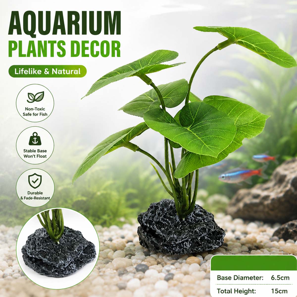 Terrarium Moss Art - ต้นไม้จำลองสำหรับตู้ปลา 1 ชิ้น ต้นไม้น้ำเทียม ต้นไม้ประดิษฐ์สำหรับตู้ปลา ต้นไม้จำลองที่ดูสมจริงสำหรับตู้เลี้ยงสัตว์เลื้อยคลาน