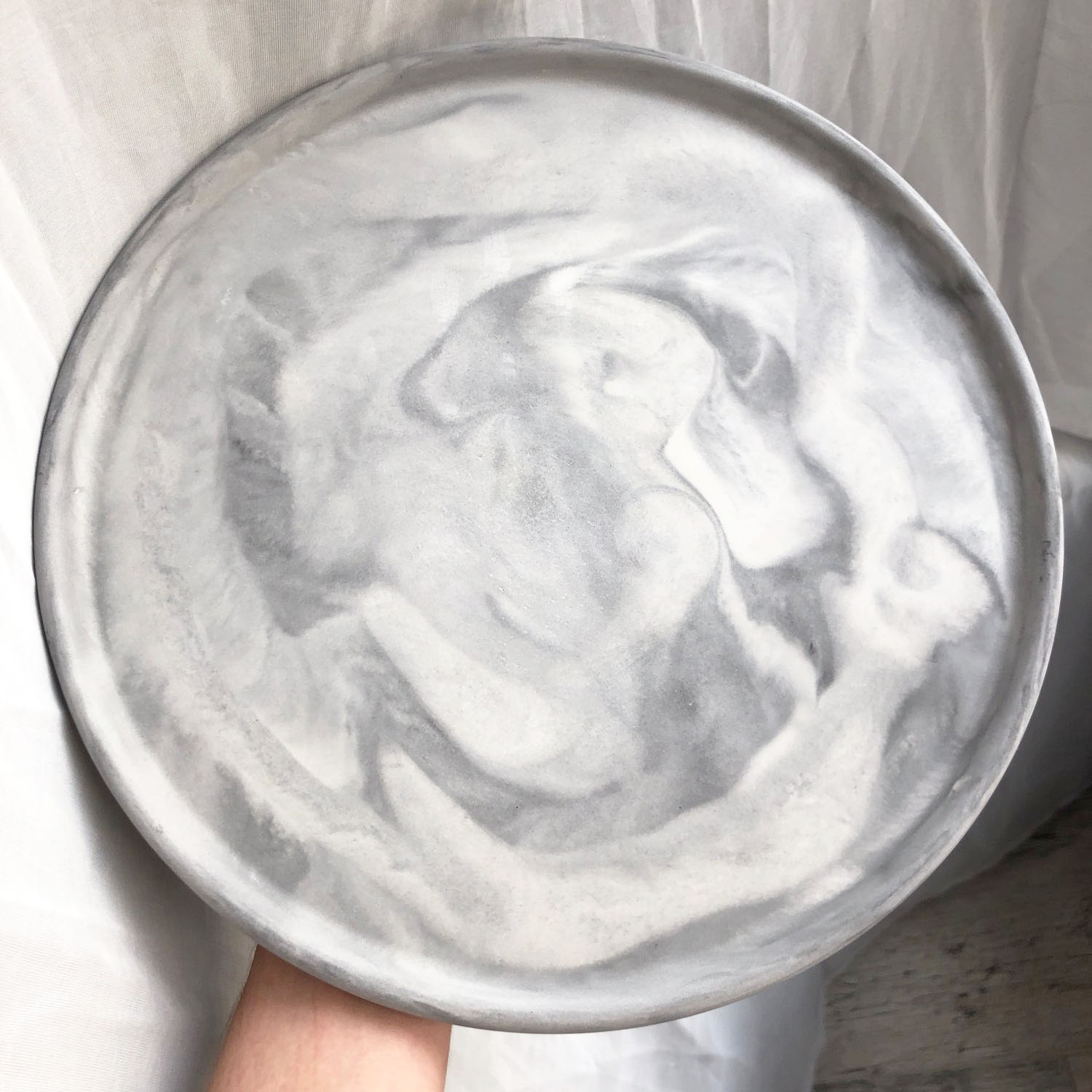 Coaster Mold Round - ขนาดใหญ่27.4ซม.รอบถาดแม่พิมพ์จานอัญมณีแม่พิมพ์ซิลิโคนสำหรับอีพ็อกซี่เรซิ่น Coaster แม่พิมพ์เทียนถาดคอนกรีตแม่พิมพ์