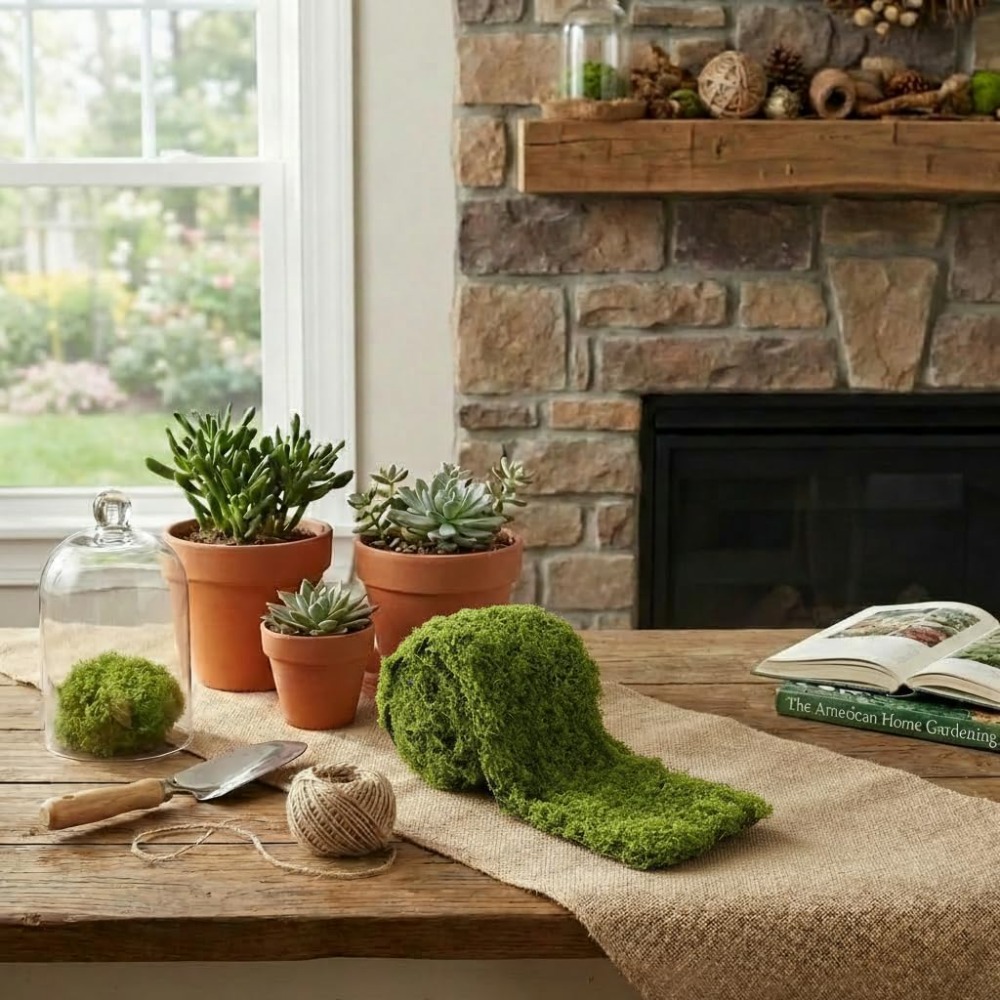 แผ่นมอสเทียม, ผ้าปูโต๊ะมอสเทีย - Terrarium Moss Art บทวิจารณ์และราคา