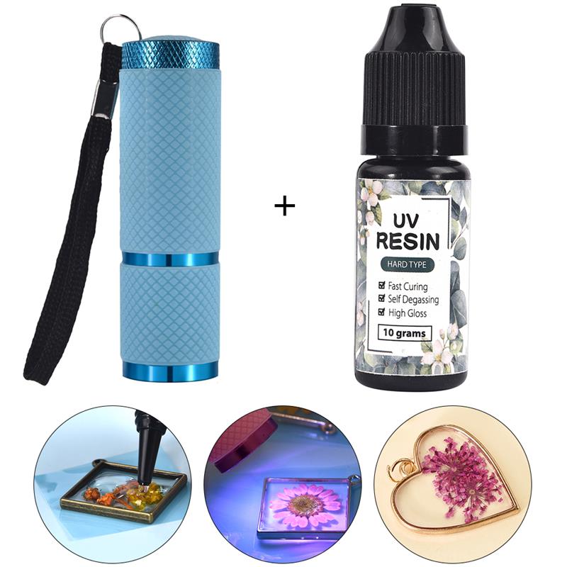 10G 25G UV เรซิ่น DIY Fast Cur - Epoxy Uv Resin Kit บทวิจารณ์และราคา