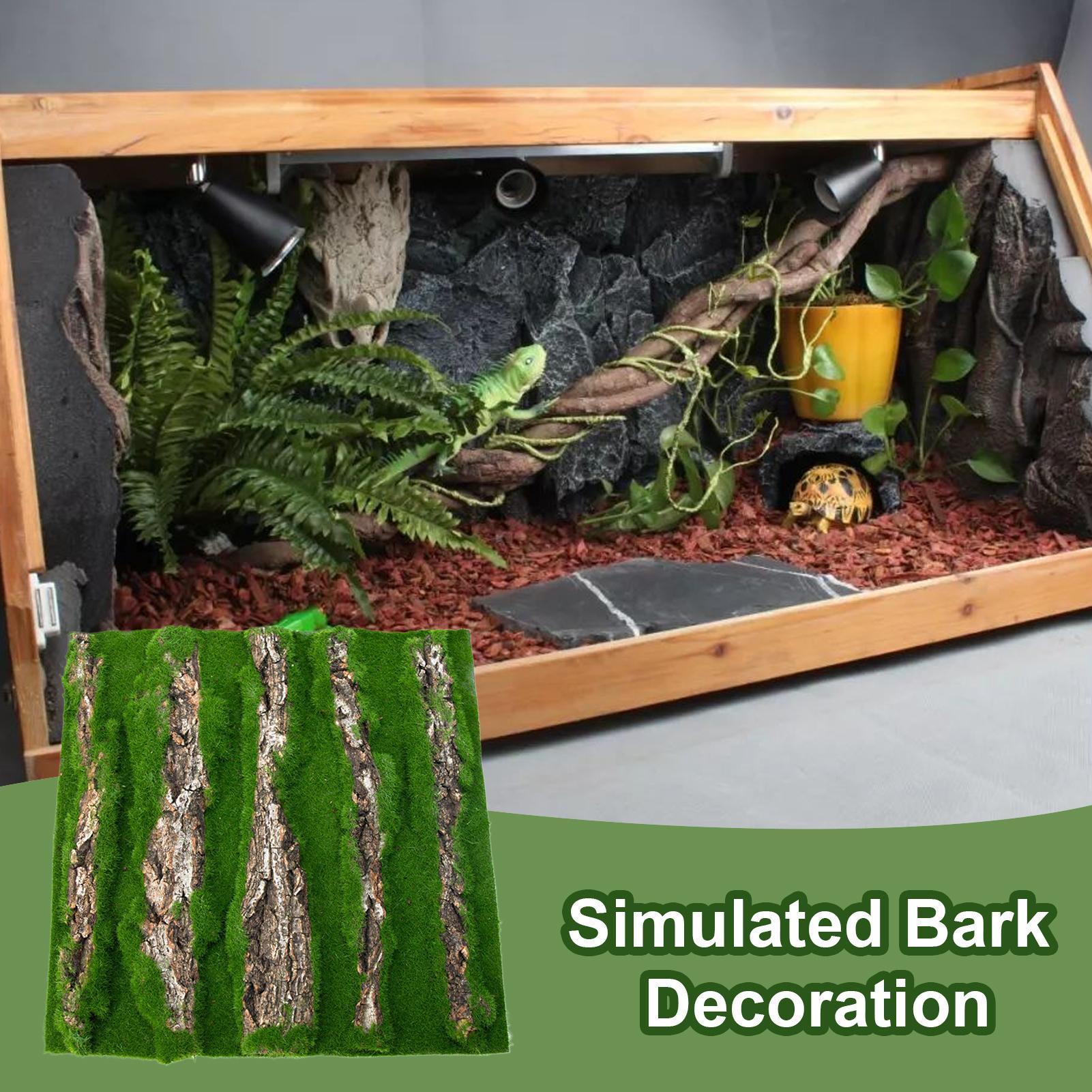 ของตกแต่งพื้นหลังตู้เลี้ยงสัตว - Terrarium Moss Art บทวิจารณ์และราคา