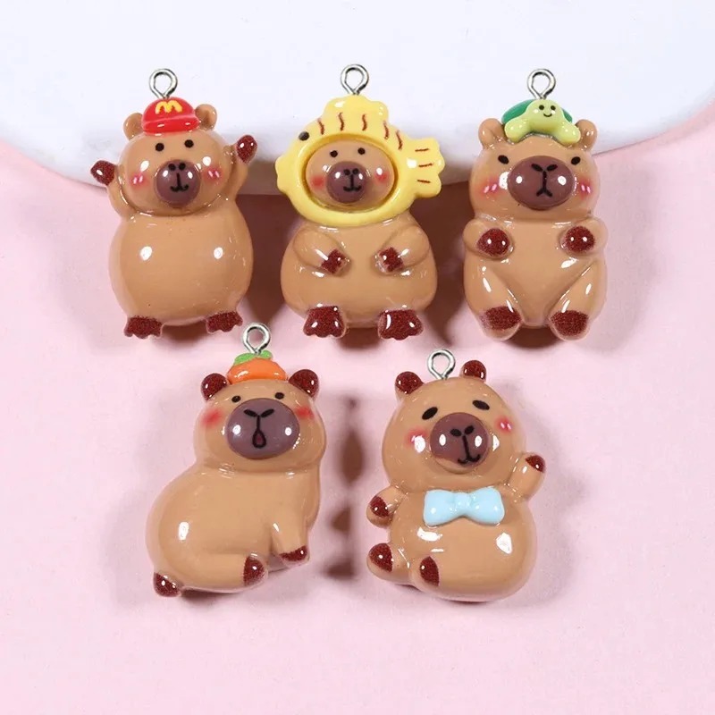 ชาร์มเรซิ่นคาปิบาร่าแบบแบนเงา  - Resin Craft Supplies บทวิจารณ์และราคา