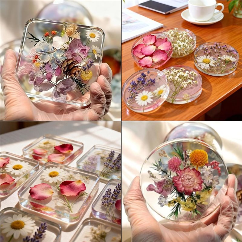 แม่พิมพ์เรซิ่นซิลิโคนแบบหลุมลึ - Coaster Mold Round บทวิจารณ์และราคา