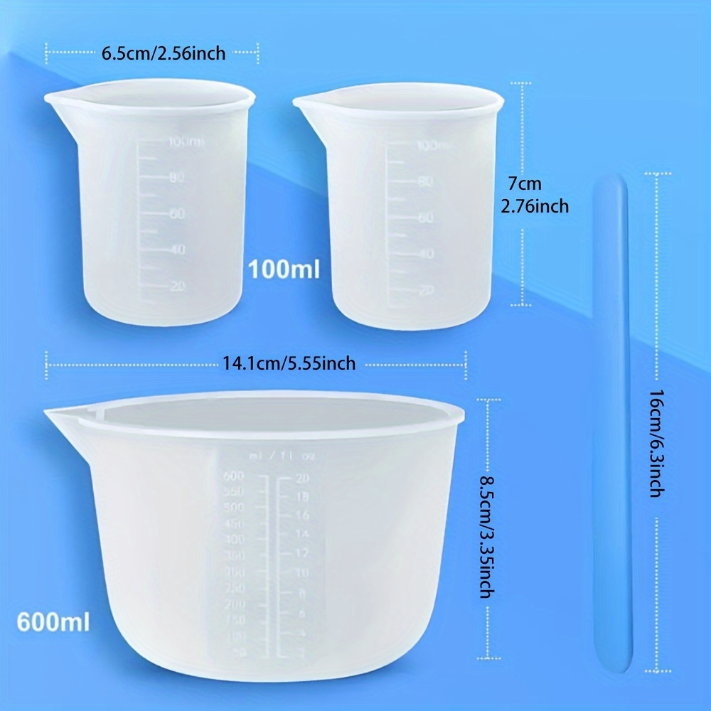 ถ้วยตวงซิลิโคน, อุปกรณ์เรซินพร - Mixing Cup Silicone บทวิจารณ์และราคา