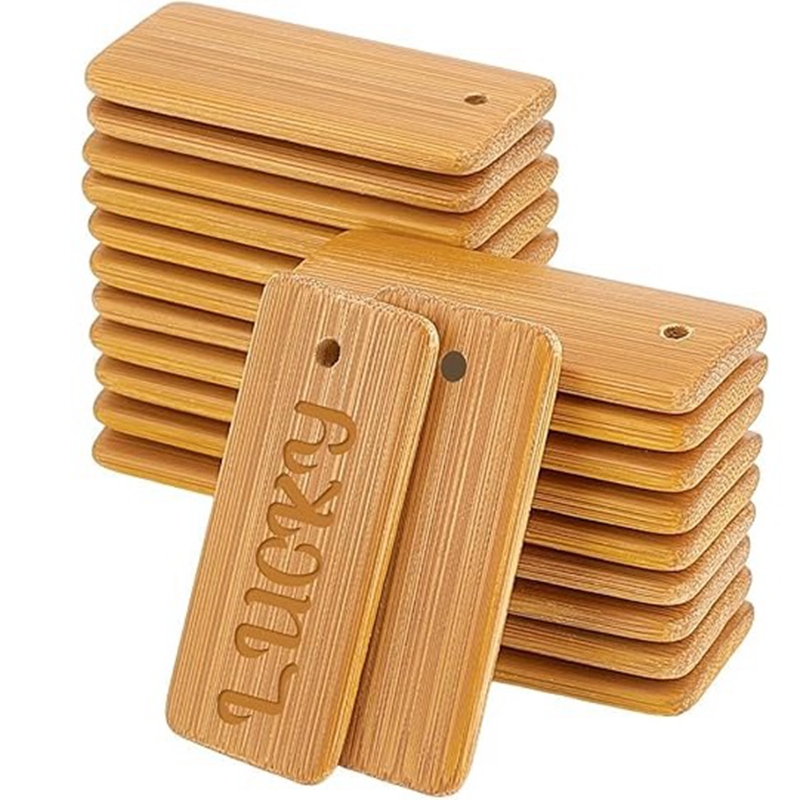 50 ชิ้นไม้หมวดหมู่ Key แหวนช่อ - Wood Ring Blank บทวิจารณ์และราคา