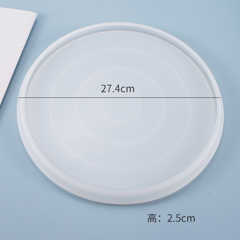 ขนาดใหญ่27.4ซม.รอบถาดแม่พิมพ์จ - Coaster Mold Round บทวิจารณ์และราคา