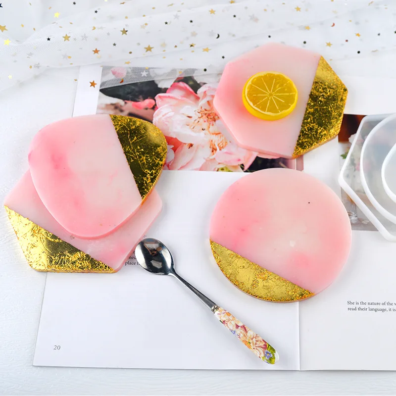 Multi-สไตล์เรขาคณิต Coaster แม - Coaster Mold Round บทวิจารณ์และราคา