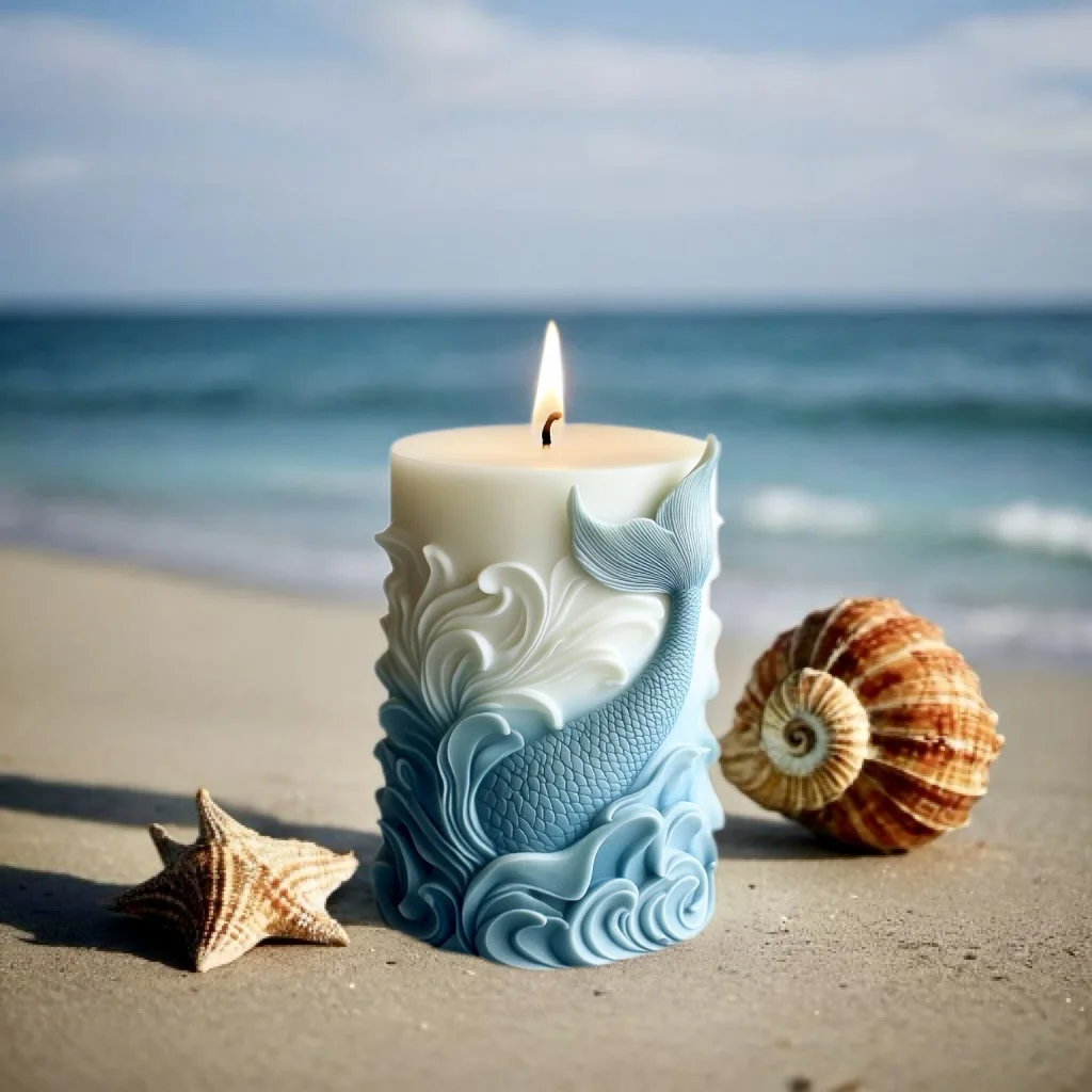 แม่พิมพ์ซิลิโคนทำจากโฟมรูปทรงค - Resin Ocean Wave Mold บทวิจารณ์และราคา