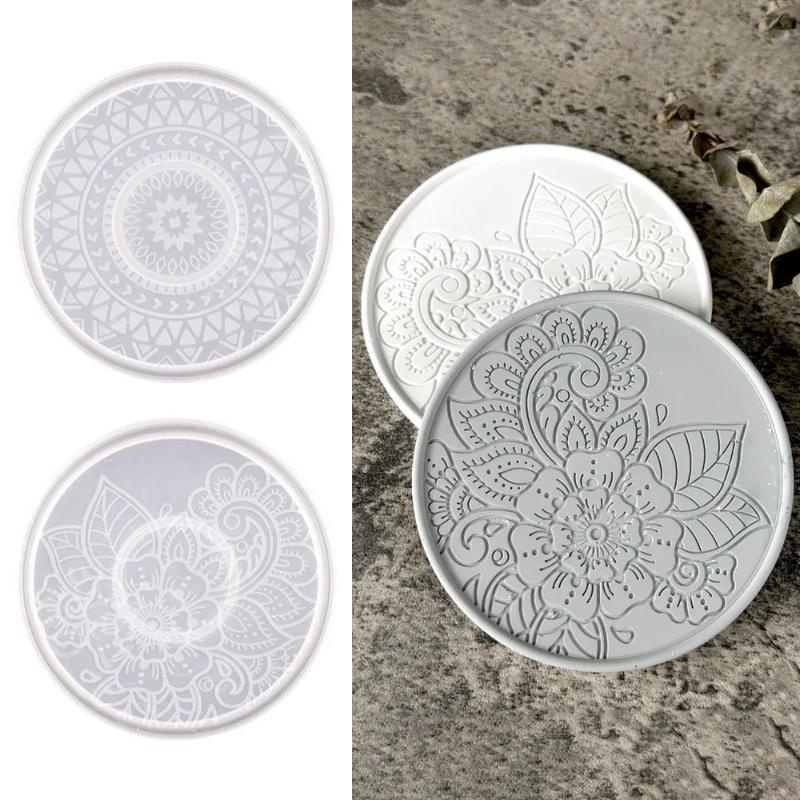 Handmade Creative Round Coaste - Coaster Mold Round บทวิจารณ์และราคา
