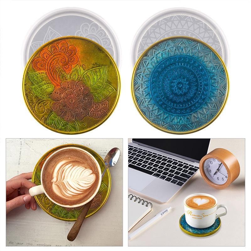 Handmade Creative Round Coaste - Coaster Mold Round บทวิจารณ์และราคา