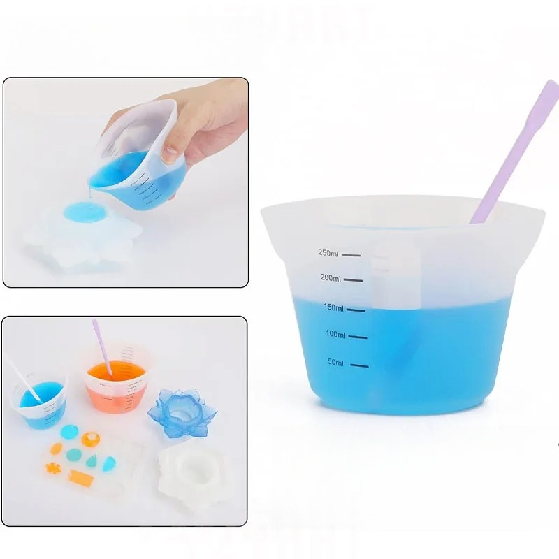 ถ้วยตวงซิลิโคนขนาดใหญ่ 500 มล. - Mixing Cup Silicone บทวิจารณ์และราคา
