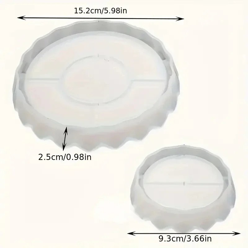 แม่พิมพ์ซิลิโคนสำหรับทำถาดใส่เ - Coaster Mold Round บทวิจารณ์และราคา